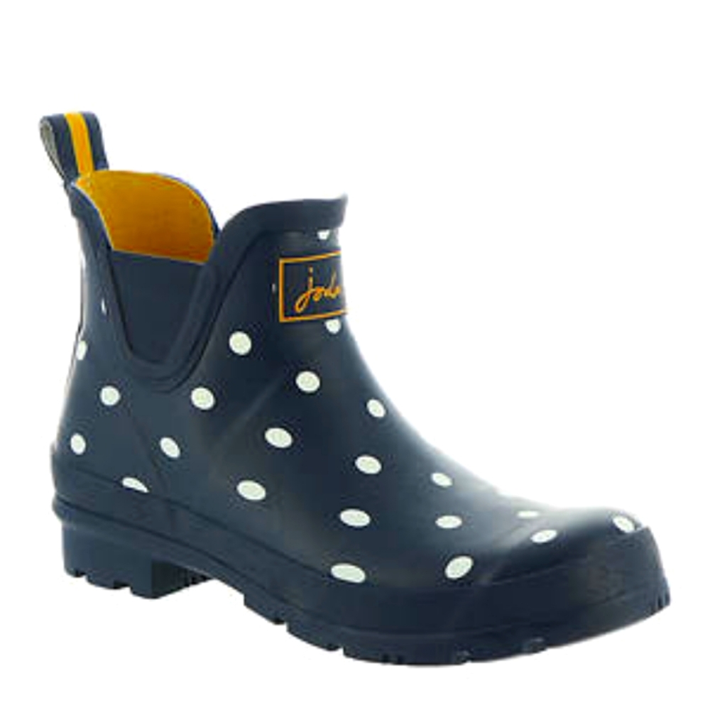 Joules Wellibob Navy/ White Polka-dot sz 6